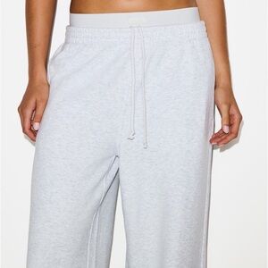 Skims sweatpants with exposed boxer (double waist band)